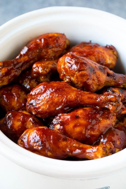Crock Pot BBQ Bone-In Chicken Legs