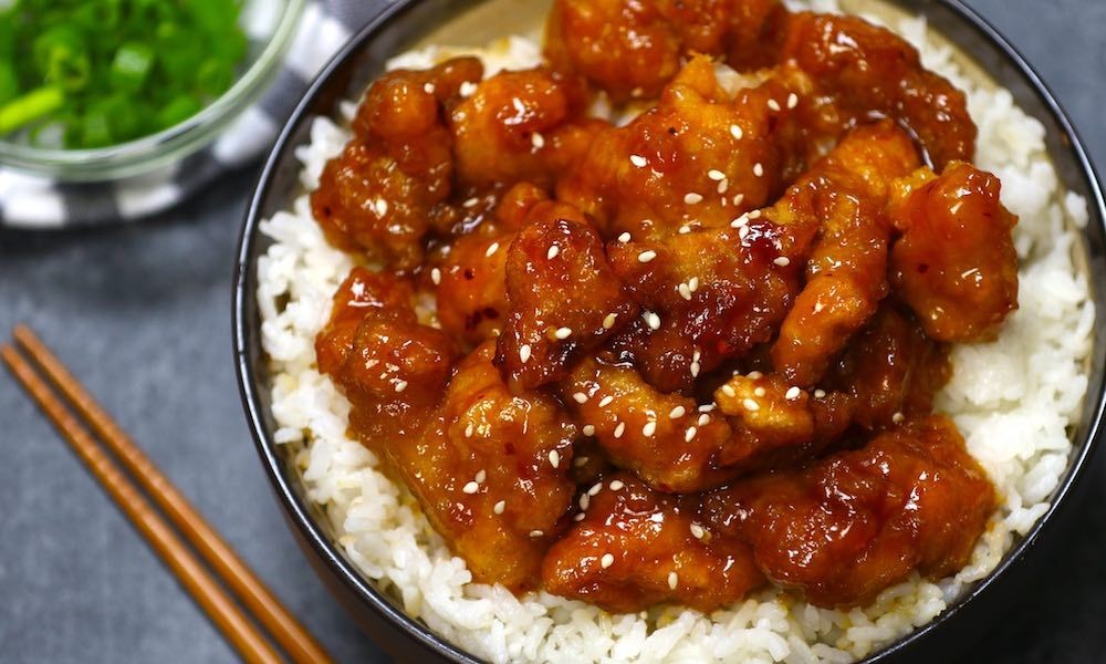 Crock Pot General Tso Chicken and Rice Bowl