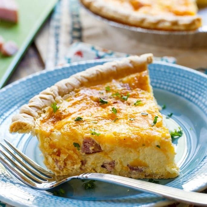 Crock Pot Ham and Cheese Quiche