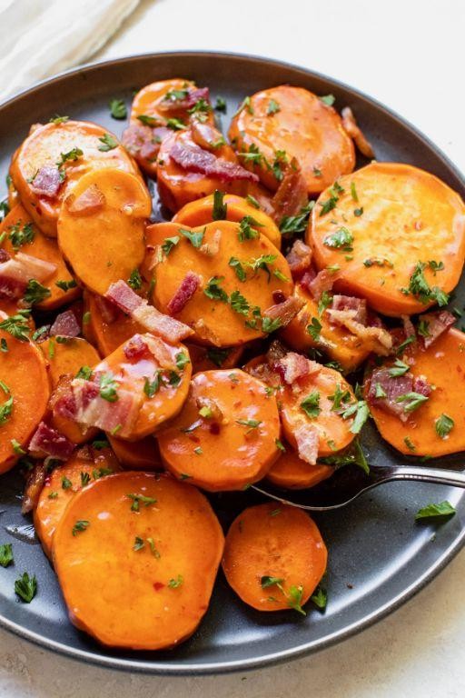 Crockpot Honey Cinnamon Sweet Potatoes