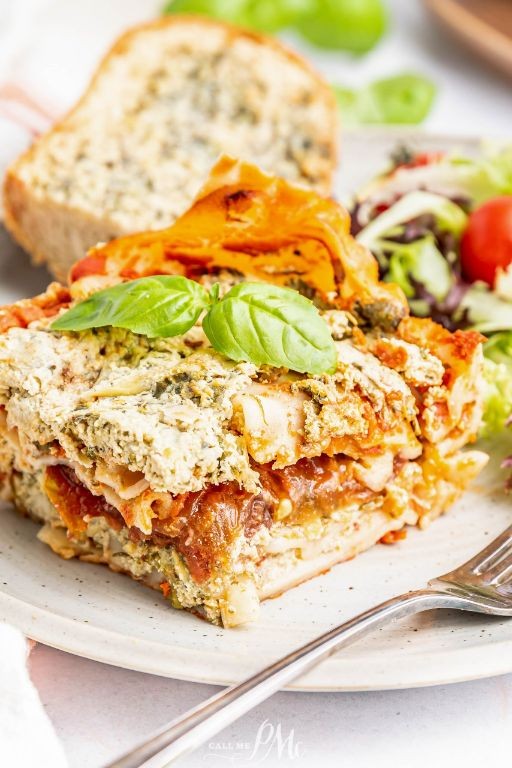 Crockpot Lasagna with Spinach, Artichokes, and Feta