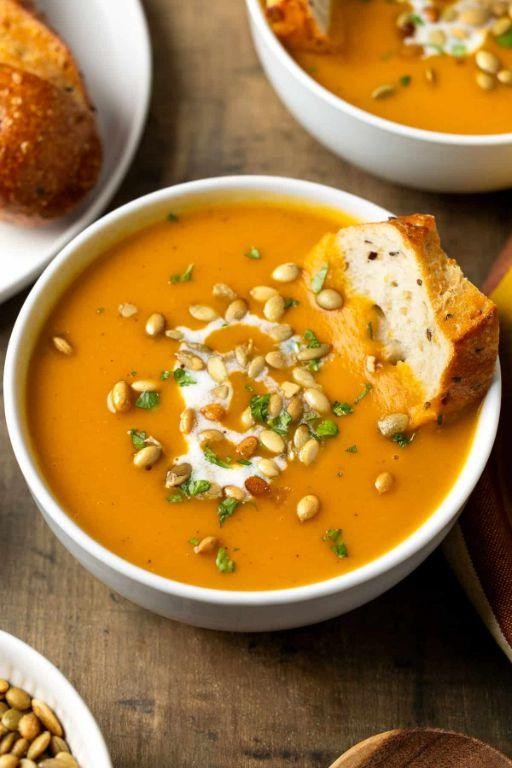 Crockpot Spiced Sweet Potato Soup