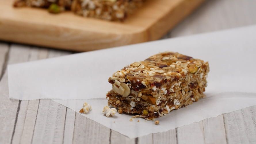 Crunchy Sorghum Granola Bars