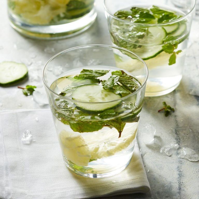 Cucumber Mint Detox Water