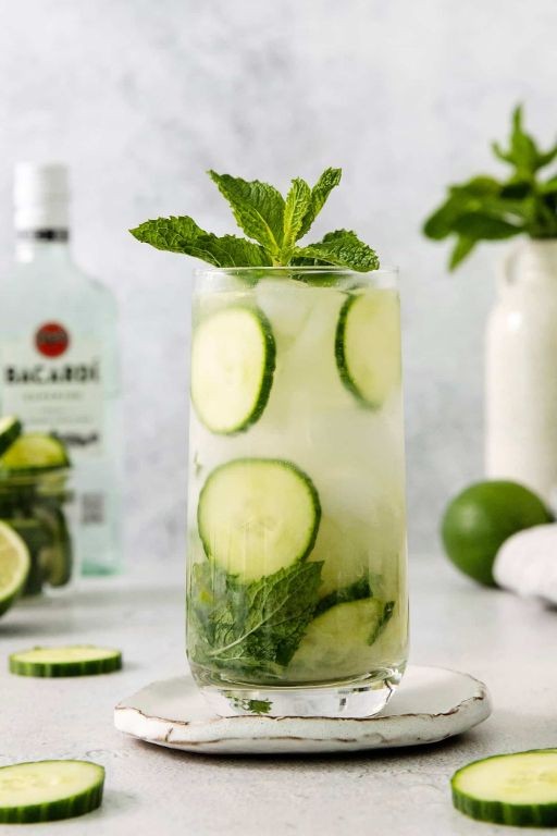 Cucumber Mint Rum Refresher