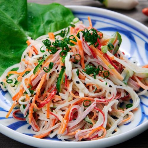 Cucumber and Radish Kani Salad
