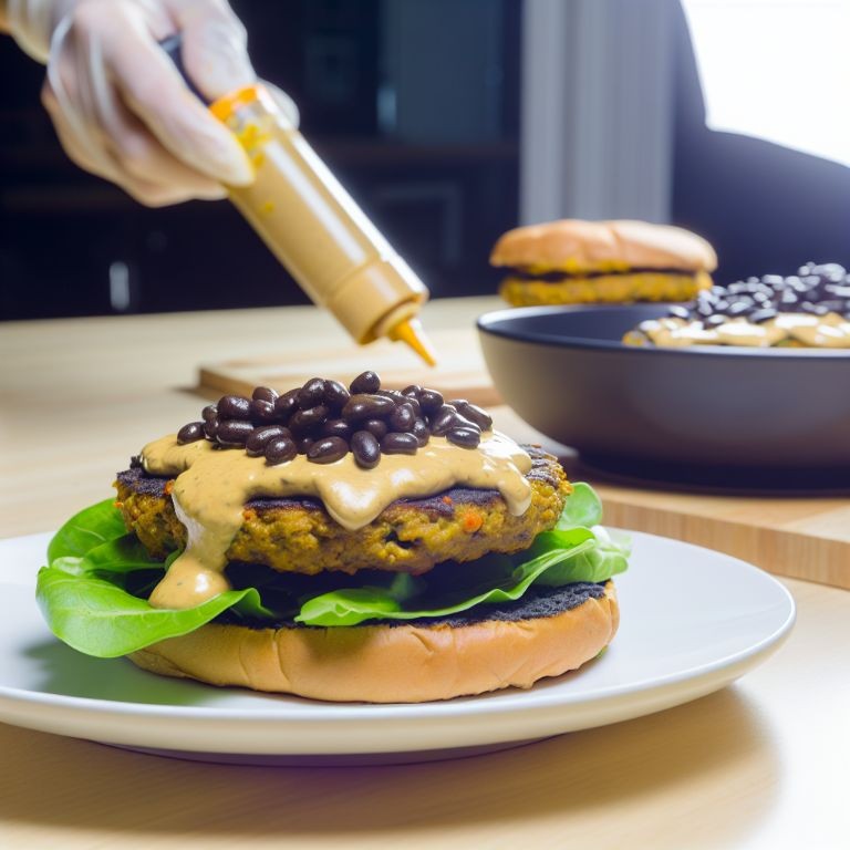 Curried Black Bean Burgers with Coconut Chutney