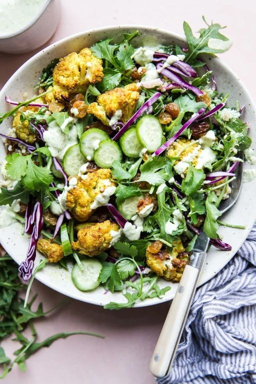 Curried Cauliflower Quinoa Salad