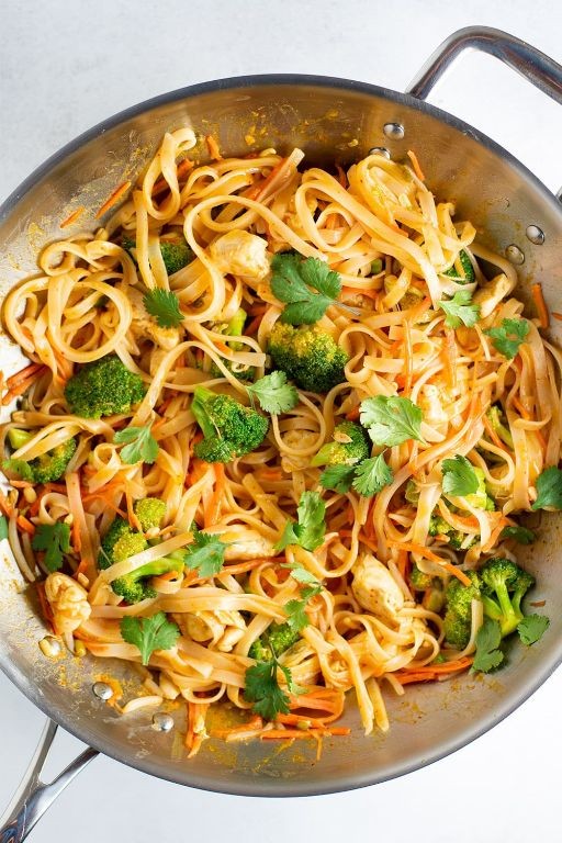 Curry Coconut Chicken and Noodles