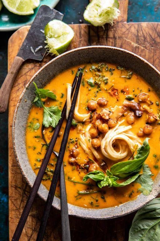 Curry Coconut Egg Noodle Soup