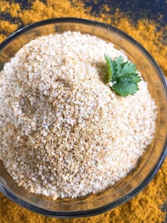 Curry Infused Flavored Salt
