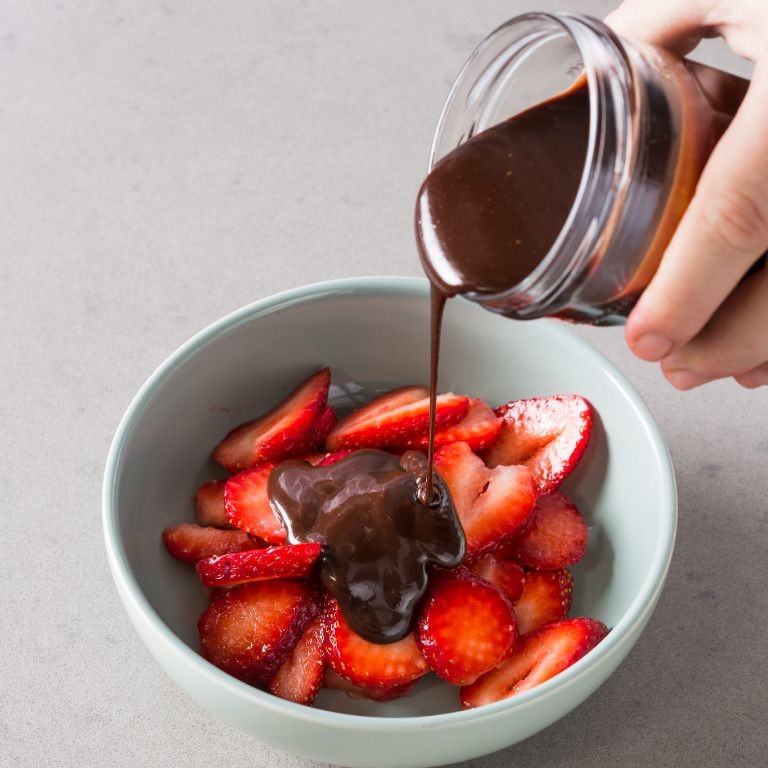 Dark Chocolate Fudge Sauce with Orange Zest