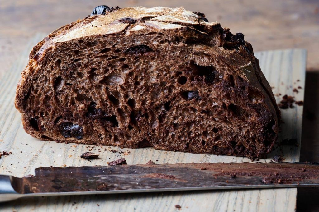 Dark Chocolate and Cherry Bread