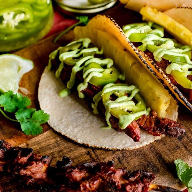 Deer Heart Tacos with Spicy Avocado Salsa