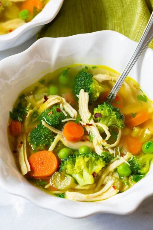 Detoxifying Green Chicken Soup