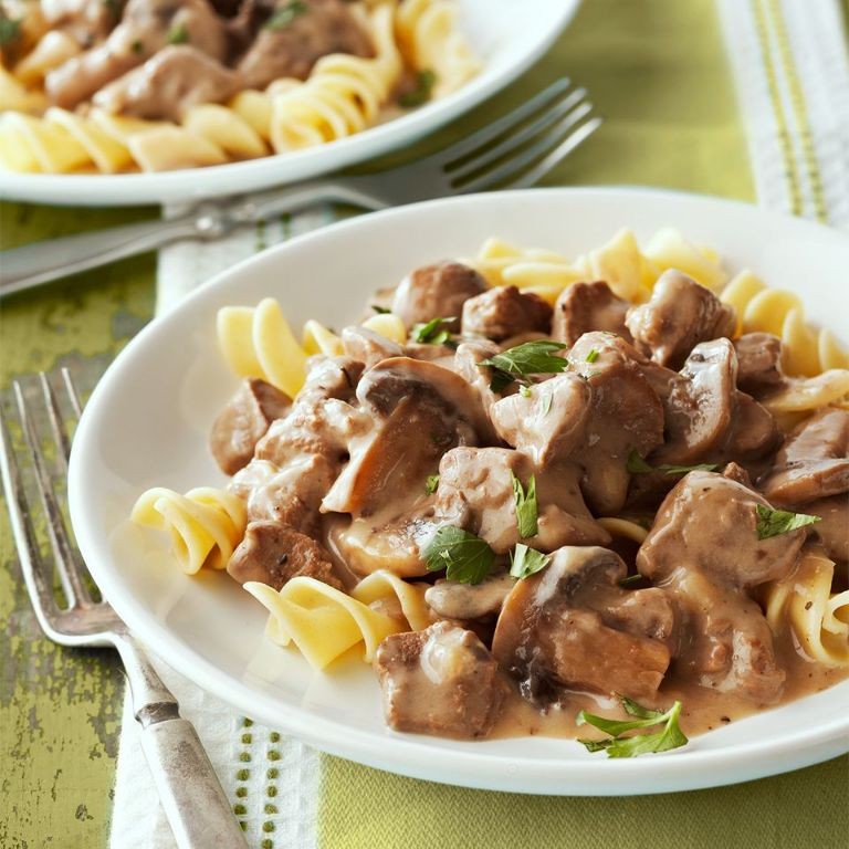 Diabetic Slow Cooker Beef Stroganoff