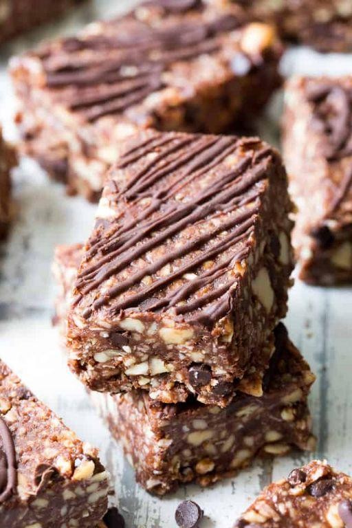 Double Chocolate Granola Bars