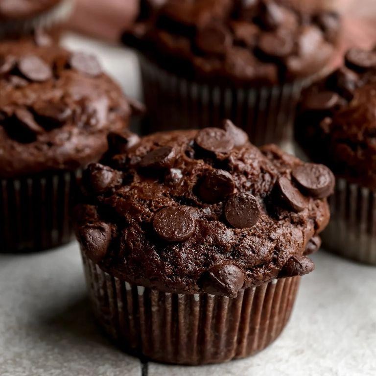 Double Chocolate Vegan Muffins