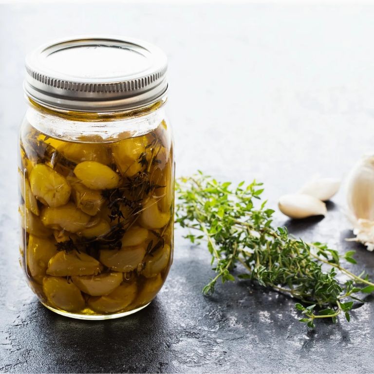 Dove Confit with Thyme and Garlic