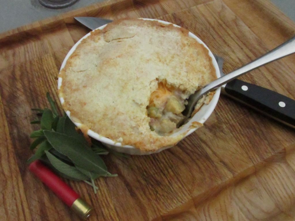 Dove Pot Pie with Flaky Crust