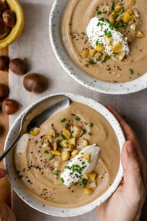 Dove and Chestnut Soup