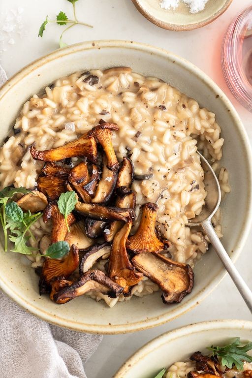 Dove and Wild Mushroom Risotto