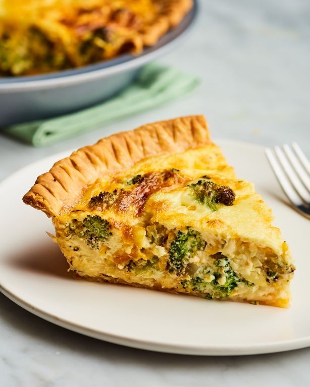 Dubliner Cheese and Broccoli Quiche