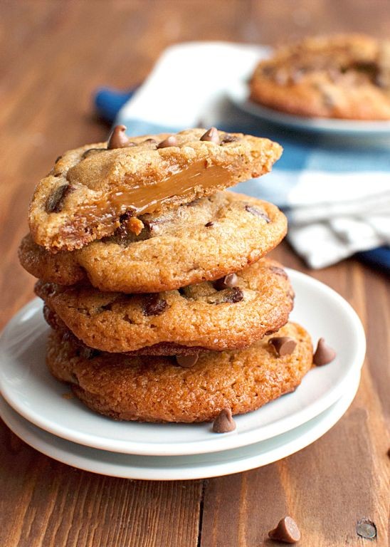 Dulce de Leche Chocolate Chip Cookies