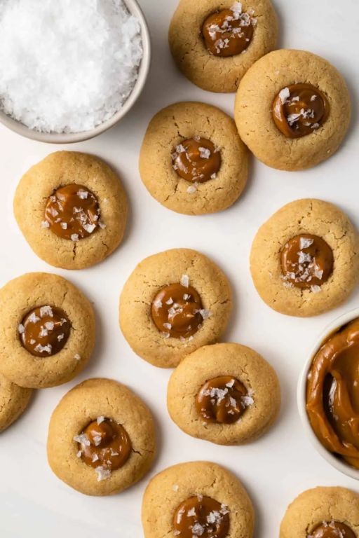 Dulce de Leche Thumbprint Cookies