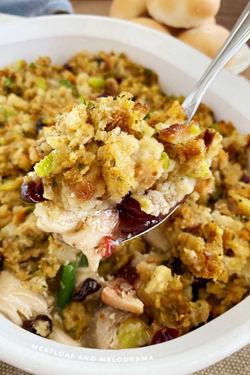 Easter Leftover Turkey and Stuffing Casserole