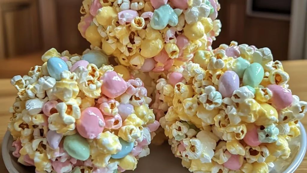 Easter Popcorn Balls