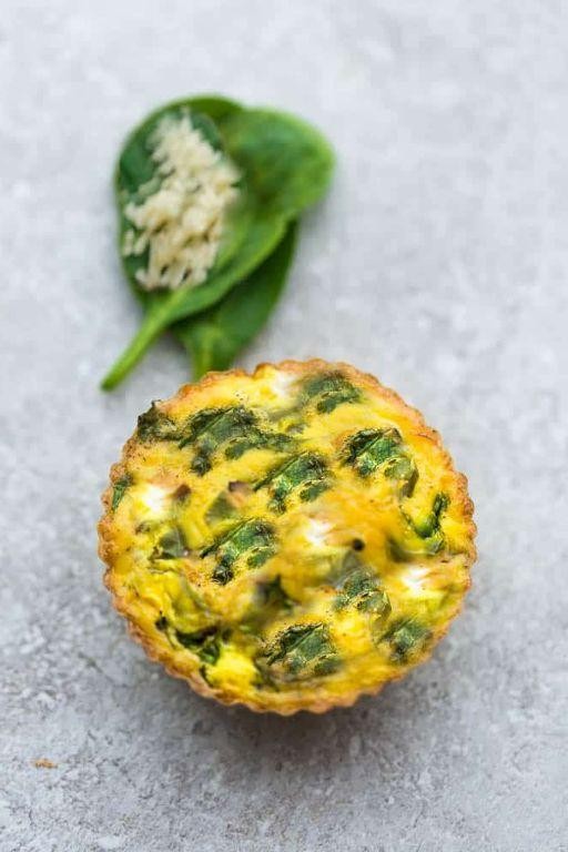 Egg Muffins with Spinach and Cheese