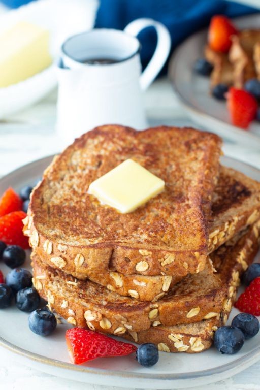Egg White French Toast with Cinnamon