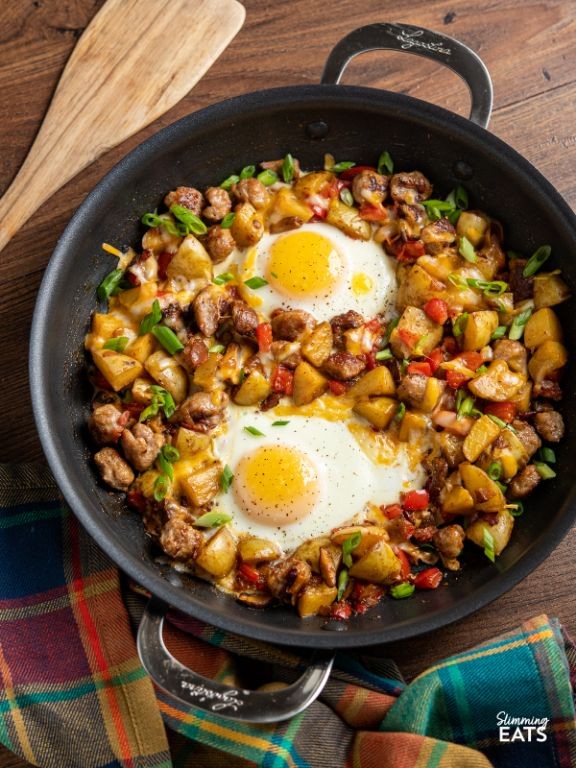Egg and Sausage Breakfast Skillet
