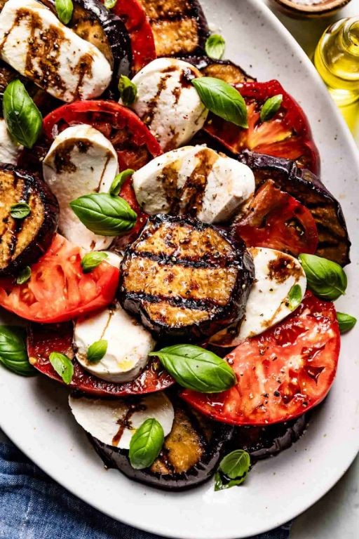 Eggplant Caprese Skewers