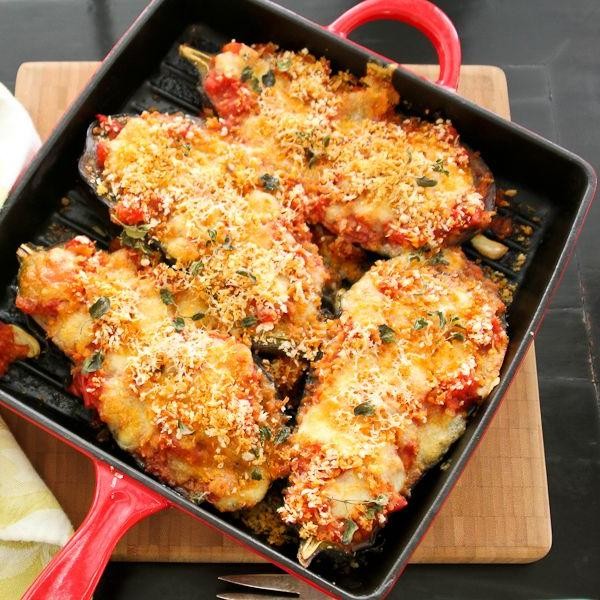 Eggplant Parmesan with Fresh Mozzarella