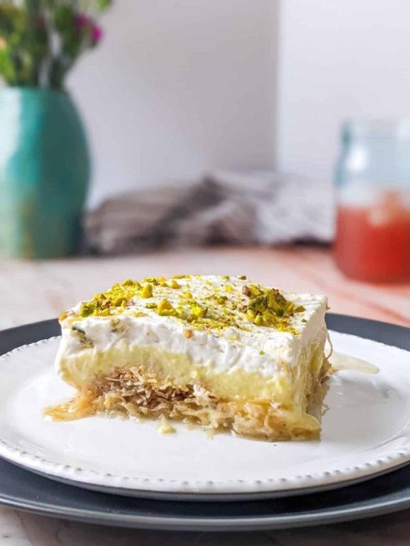 Ekmek Kataifi (Shredded Phyllo with Custard)