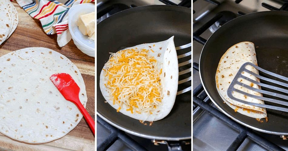 Electric Skillet Quesadillas