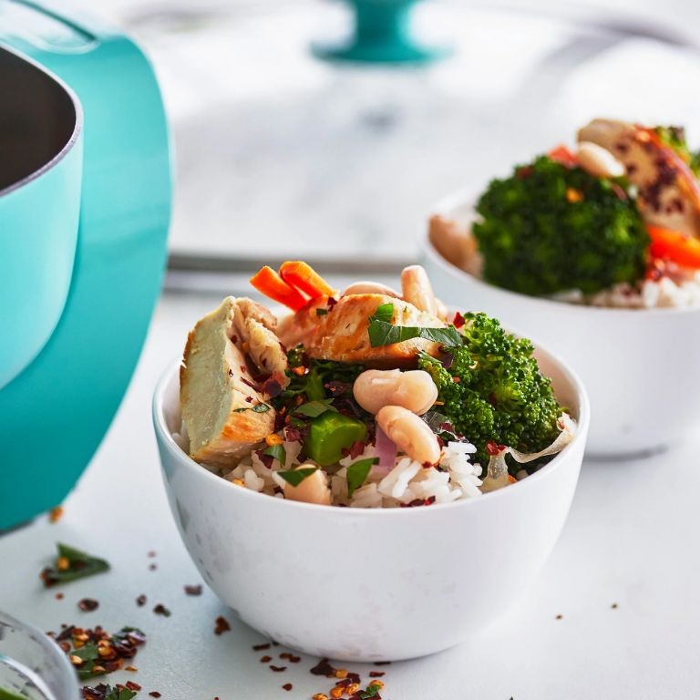 Electric Skillet Veggie Stir-Fry