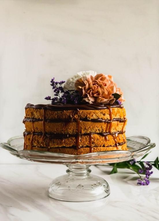 Espresso Chocolate Chiffon Cake