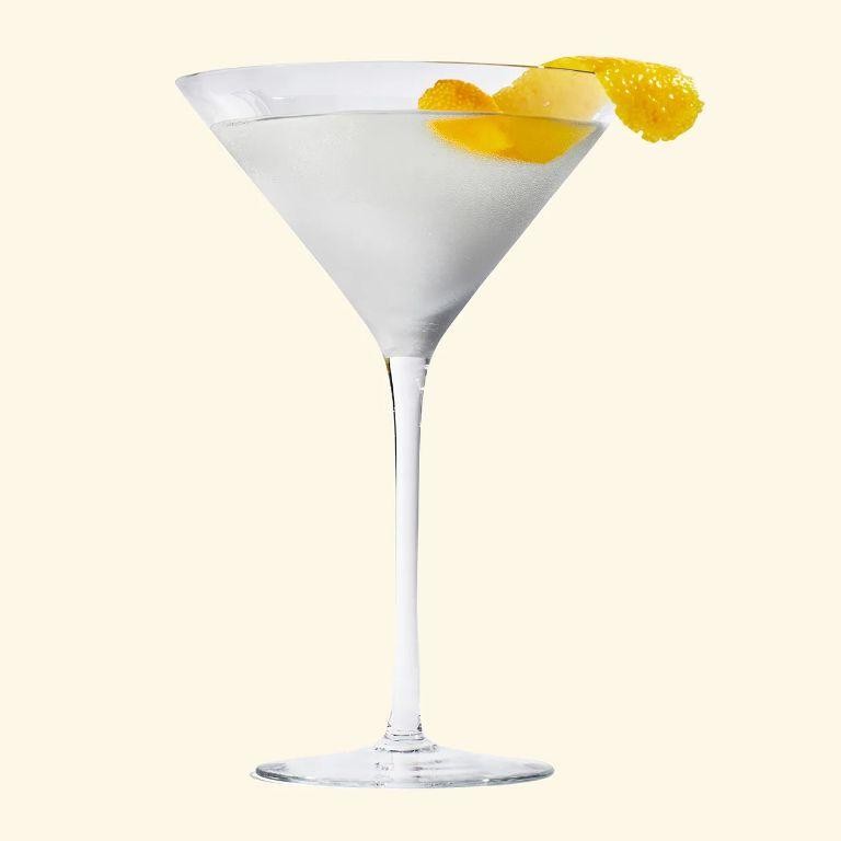 Extra Dry Gin Martini with Lemon Twist