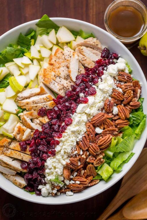 Fall Harvest Chicken Salad with Pears and Walnuts