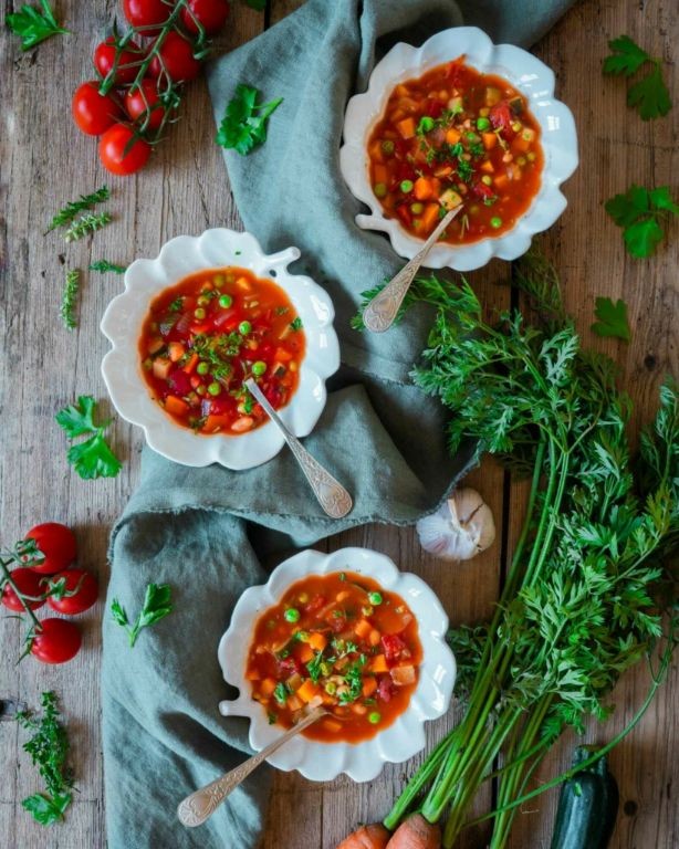 Farmhouse Vegetable and Herb Soup