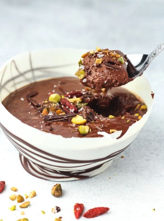 Fast Mexican Chocolate Mousse