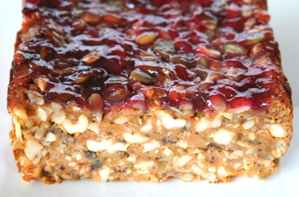 Festive Nut Roast with Cranberry Glaze