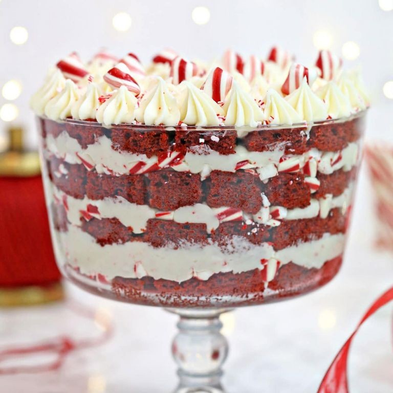Festive Red Velvet Trifle