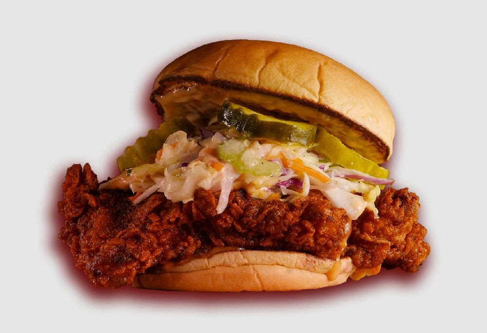 Fiery Nashville Hot Chicken Sandwich