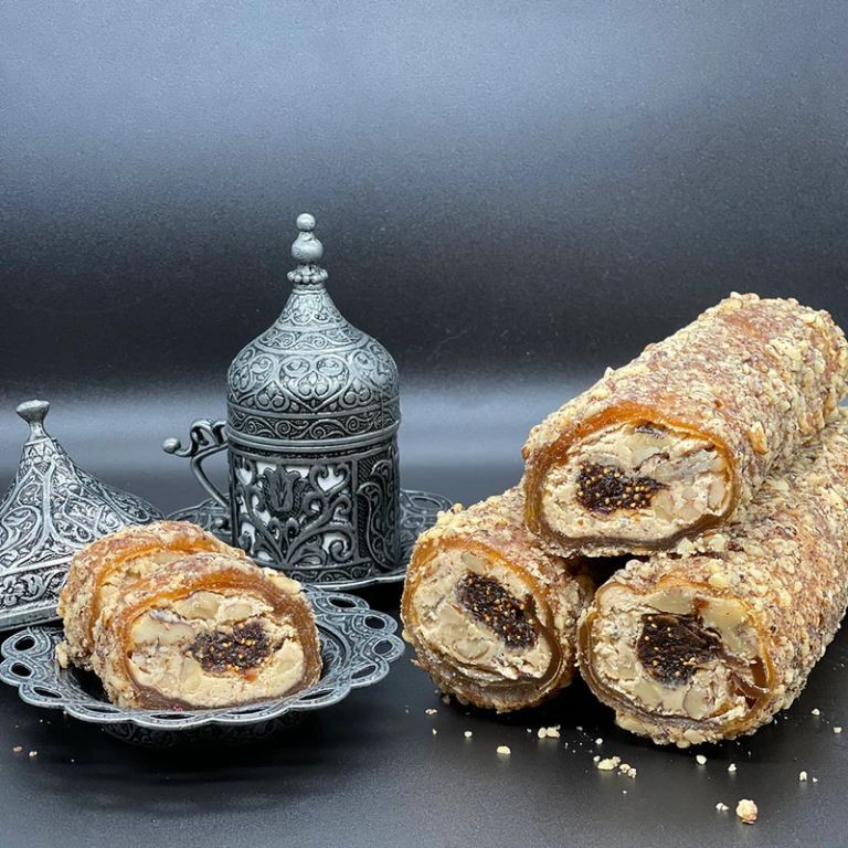 Fig and Walnut Turkish Delight