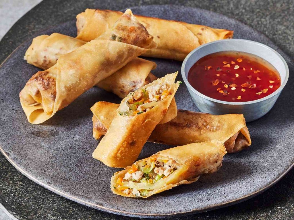 Filipino Pork Lumpia Spring Rolls