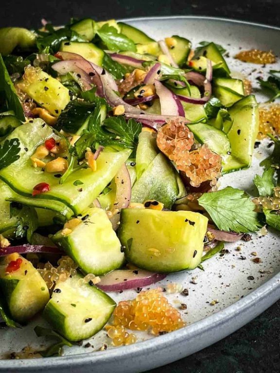 Finger Lime Vinaigrette for Green Salad